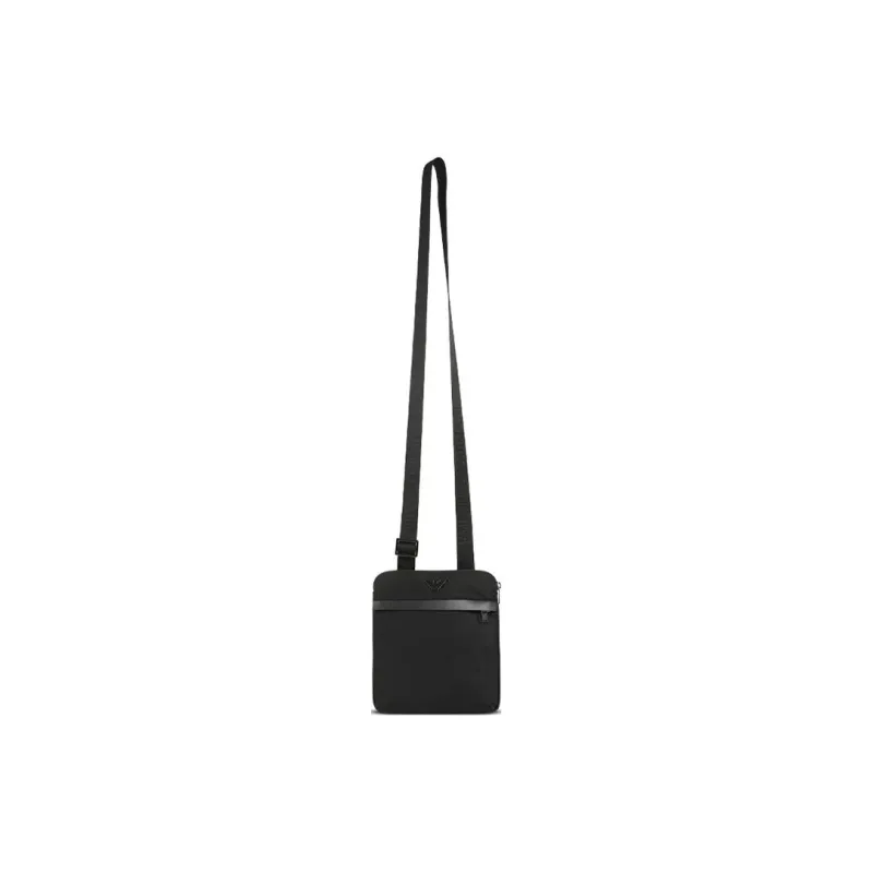 EMPORIO ARMANI Nylon Crossbody Bag Shoulder Bag Men's Black-0