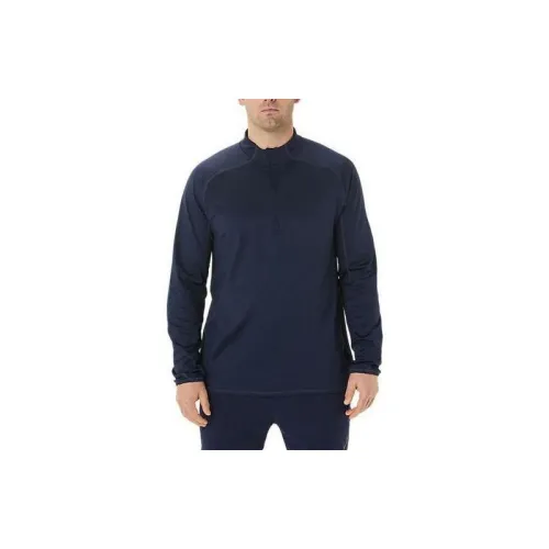 Asics Jackets Men Navy Blue