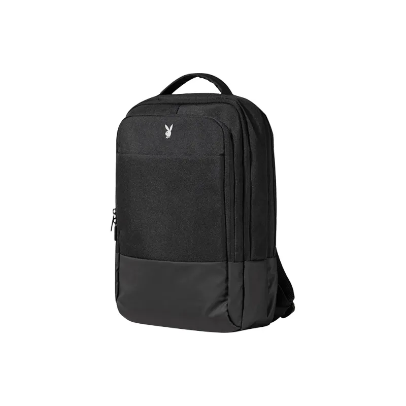 Playboy Fabric Backpack Tubas Men's Black-2