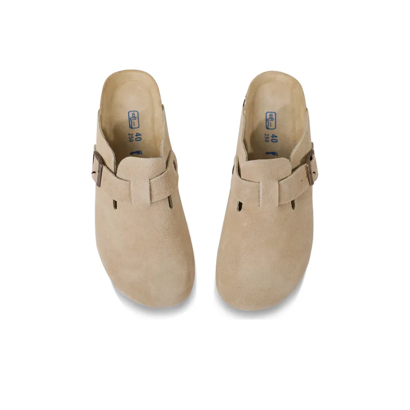 RO Closed Toe Slippers Unisex Khaki Gray-3