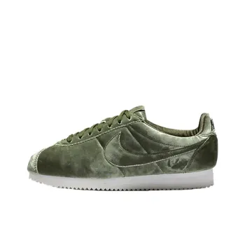 Nike Cortez PRM Velvet Medium Olive Women's