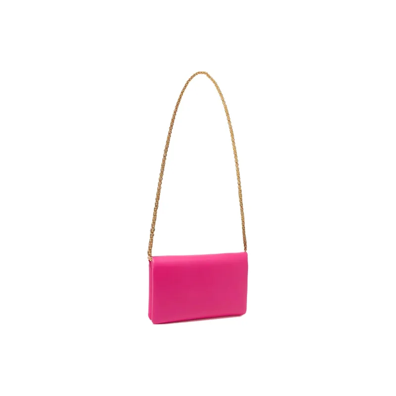 Valentino GARAVANI Calfskin Handheld Crossbody Bag Shoulder Bag Women's Pink-3