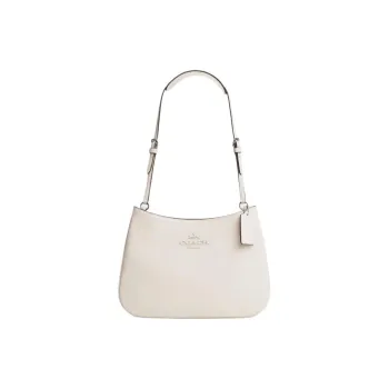 COACH Penelope Cow Leather One Shoulder Handbags Medium Size Women's White