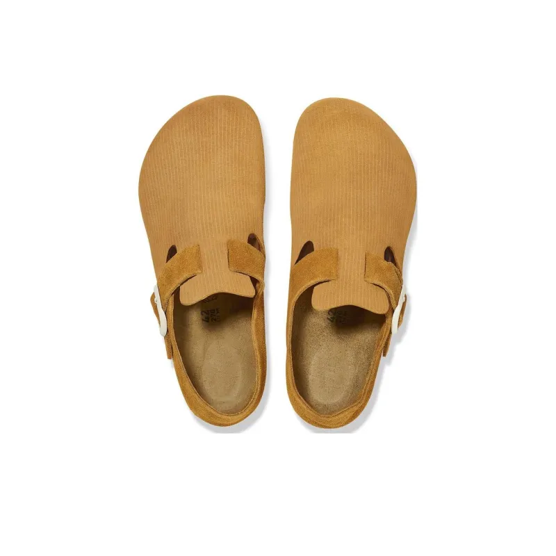 Birkenstock London Suede Leather Narrow Fit 'Cork Brown'-3