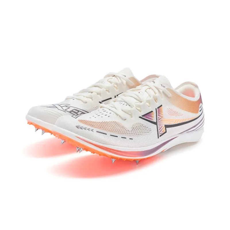 XTEP Low Top Running Shoes Men's Sail White/Butterfly Purple-2
