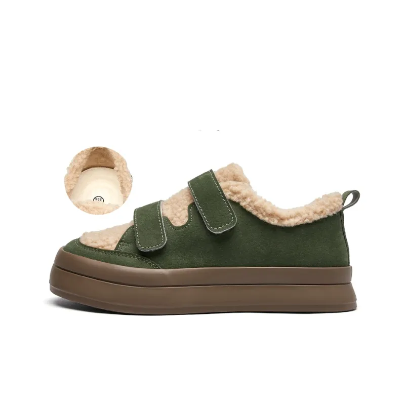 La Chapelle Trendy Versatile Small Insulated Shoe Warm Anti-Slip And Wear-Resistant Low-Top Skateboard Shoes Women's-1