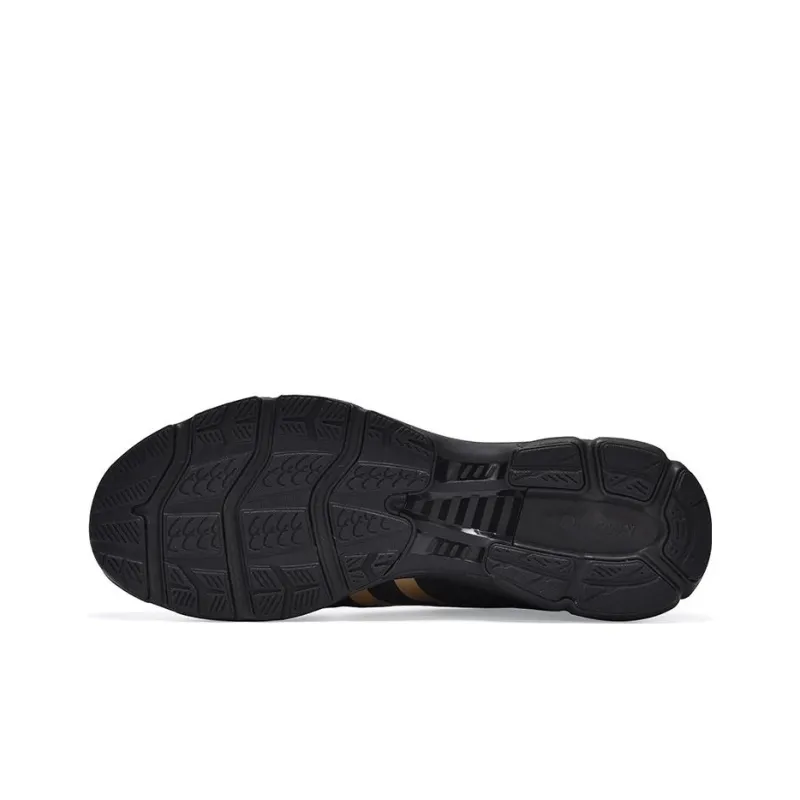 DO WIN Competition Anti Slip Wear Resistant Low Top Marathon Running Shoes Unisex Black Gold-3
