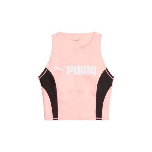 PUMA Sleeveless Sports Shirts Women's Coral Pink