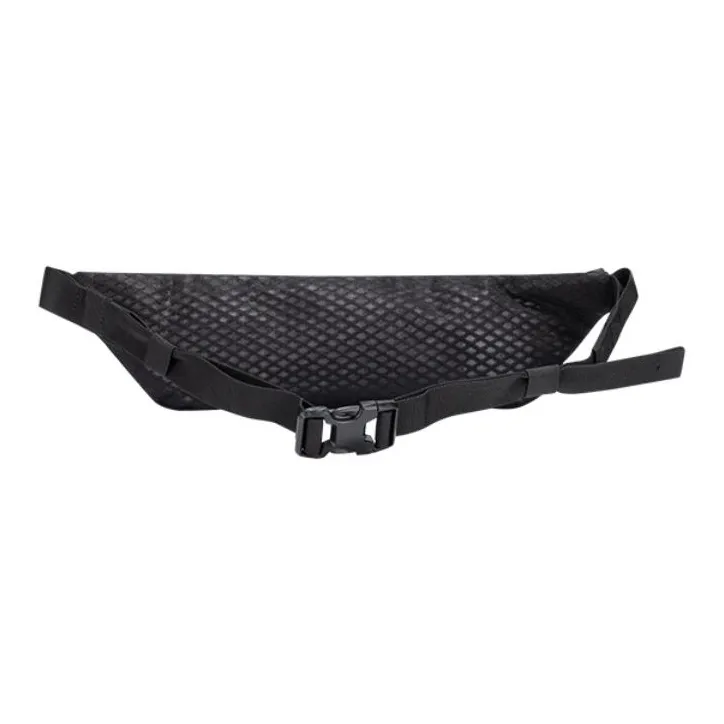 Asics Polyester One Shoulder Crossbody Fanny Pack Regular Unisex Black-1