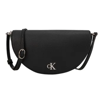 CALVIN KLEIN Synthetic Material Saddle Bags Shoulder Bags Regular Women's Space Black