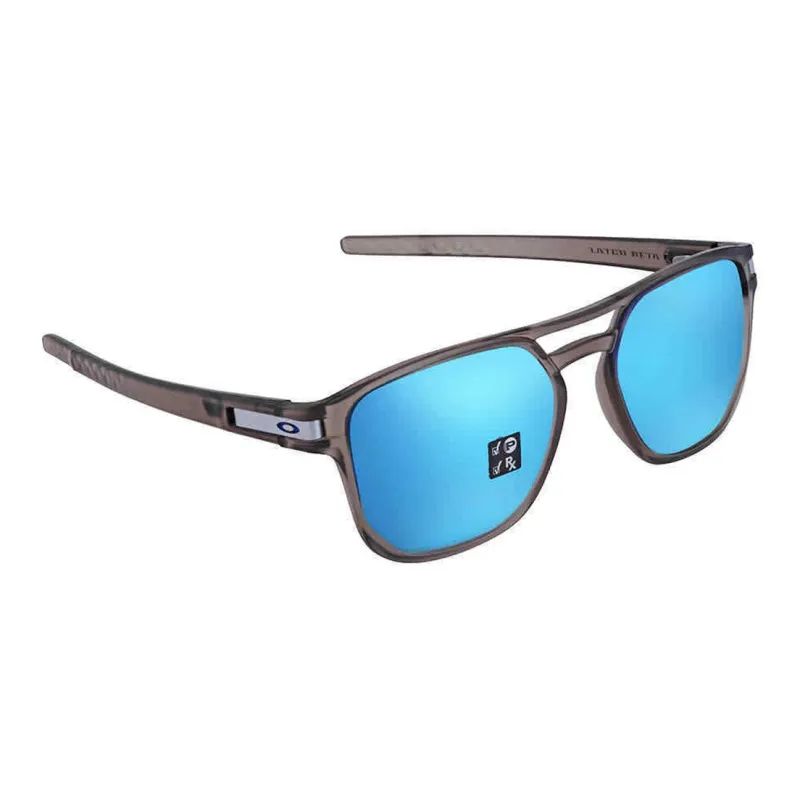 Oakley Plastic Aviator Sunglasses Men's Gray-1