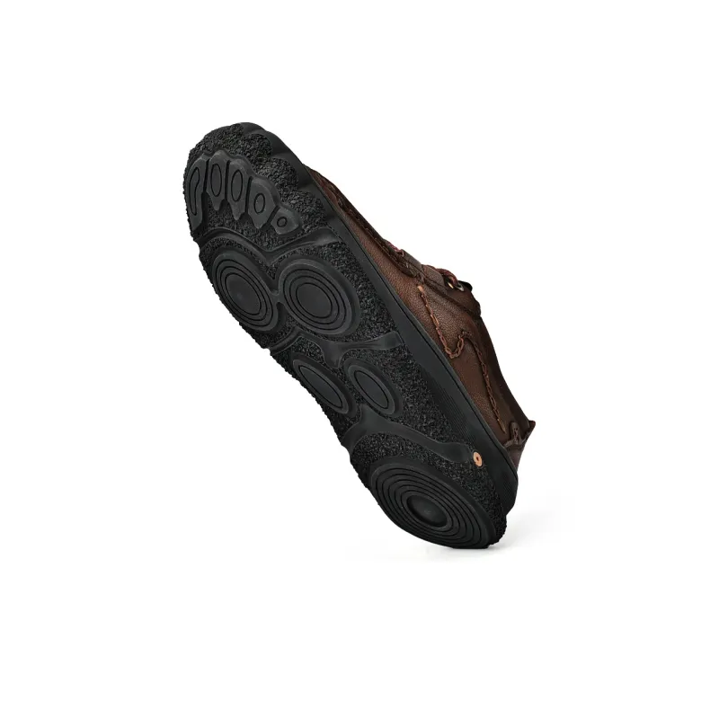 Season Ram Men's Casual Shoes Men Low Top Black/Brown-10