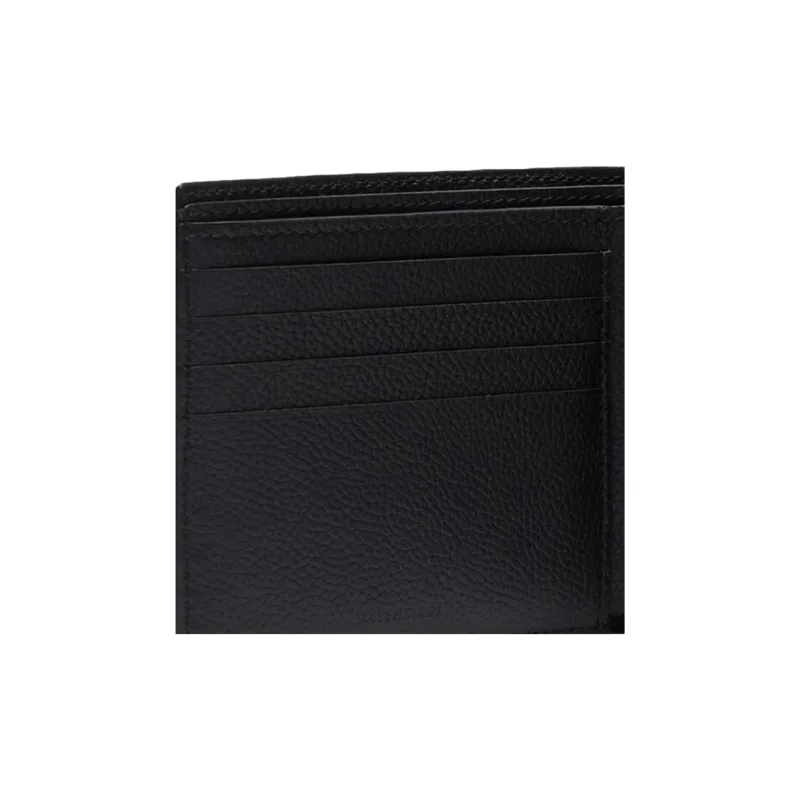 Balenciaga Cash Square Folded Coin Wallet Black/White-4