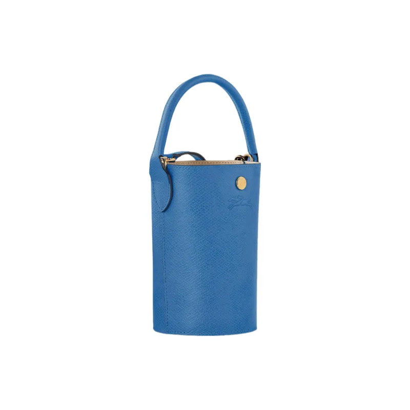 LONGCHAMP Épure Cow Leather Bucket Bag, Shoulder Bag, Crossbody Bag, Handbag Extra Small Women's Blue-2