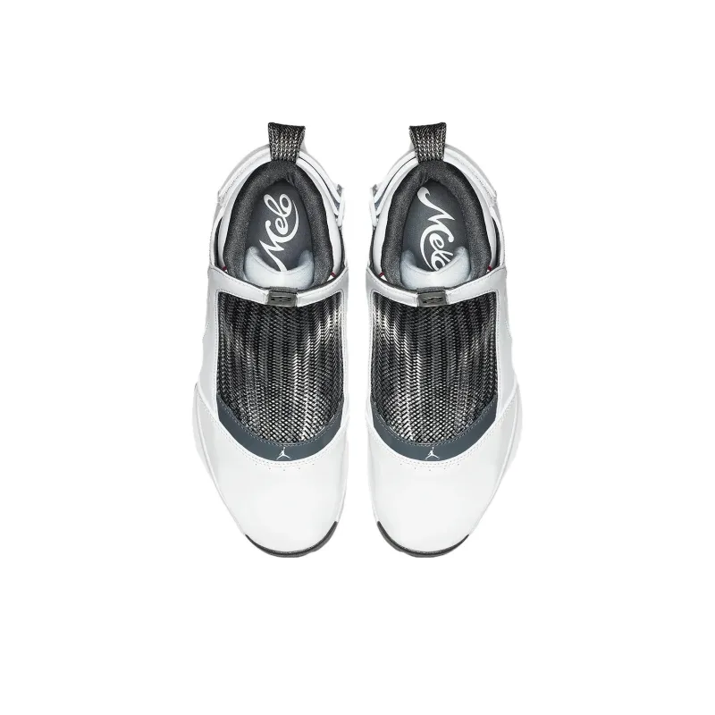 JORDAN 19 Retro White Flint Grey-3