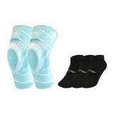 Turquoise+3 Pack Socks Black