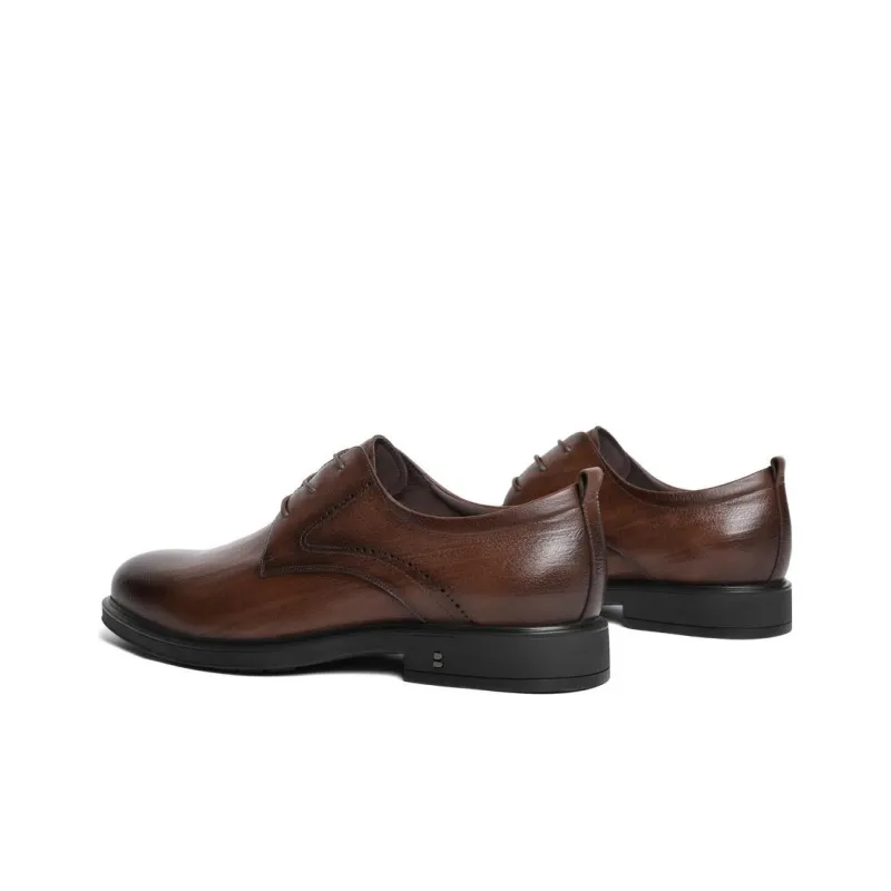 BELLE Dress Shoes Men Low Top Black/Brown-2