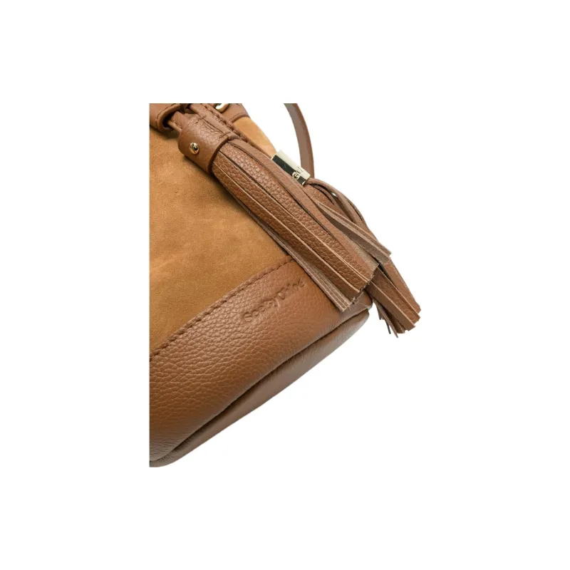 See By Chloe Small Vicki Suede Bucket Bag-2