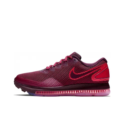 Nike All Out Running Shoes Women's Low-Top Deep Red