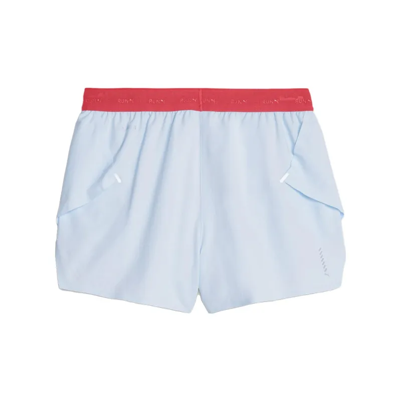 PUMA Ultraweave Split Running Shorts Women's Sports Shorts Women's Ice Blue-1