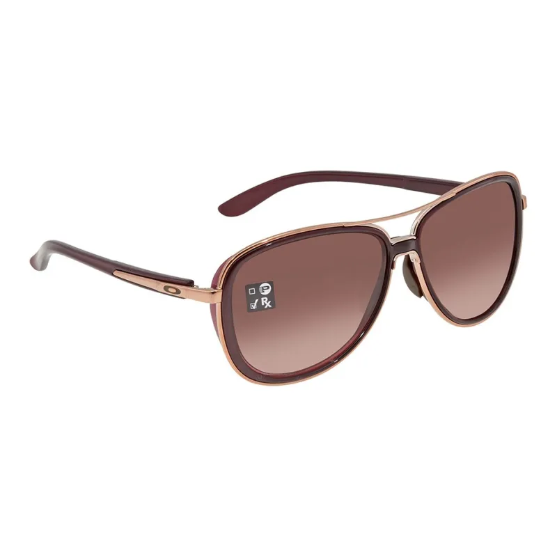 Oakley Metal Aviator Sunglasses Unisex Rose Gold-0
