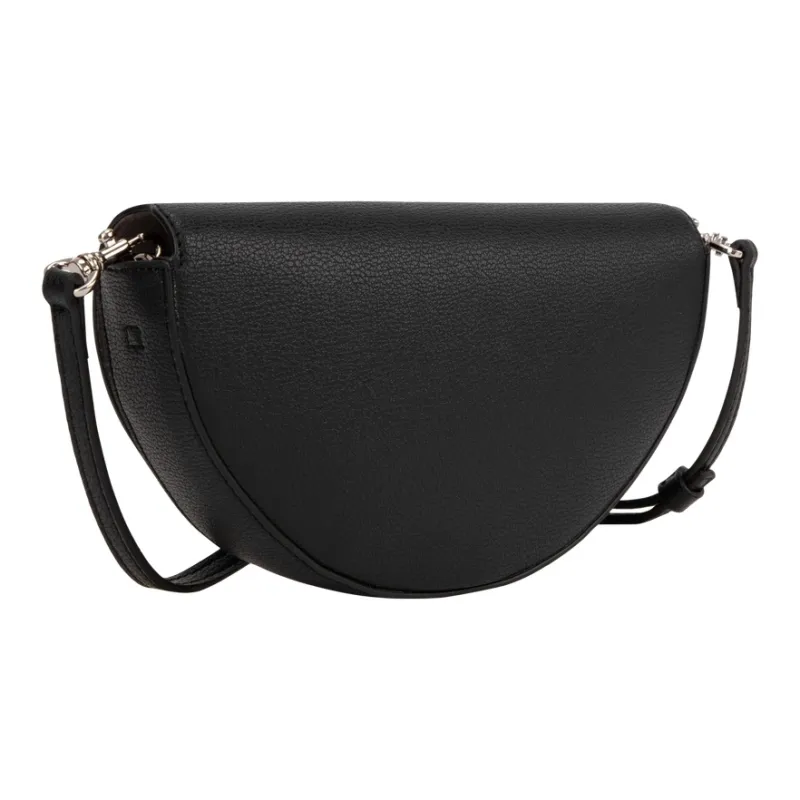 CALVIN KLEIN Synthetic Material Saddle Bag, Shoulder Bag Regular Women's Space Black-2