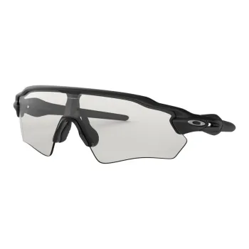 Oakley Plastic Irregular Shape Sunglasses Men's Black