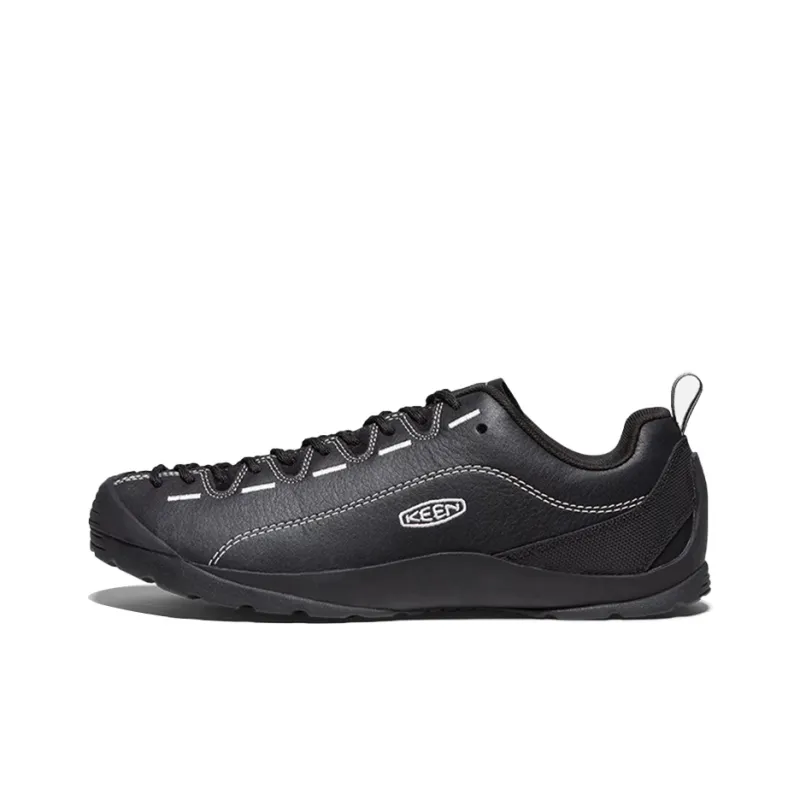 KEEN Jasper Cushioning, Wear Resistant Low Top Outdoor Shoes Men's Black-0