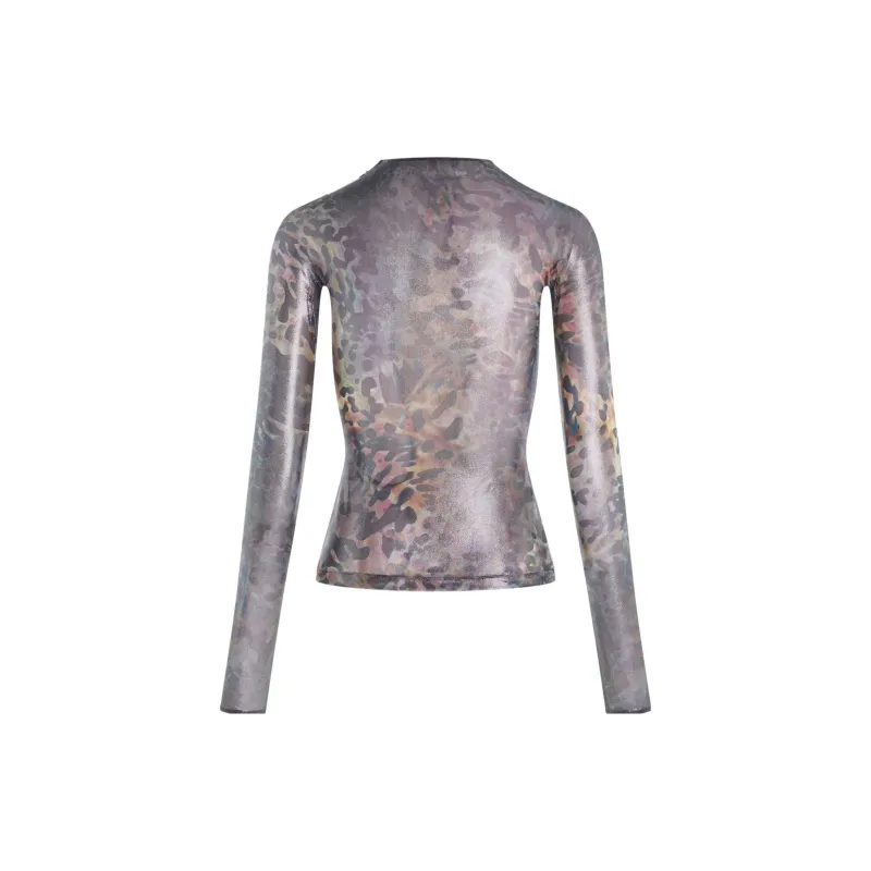 Mugler FW23 T-Shirt Unisex Leopard-1