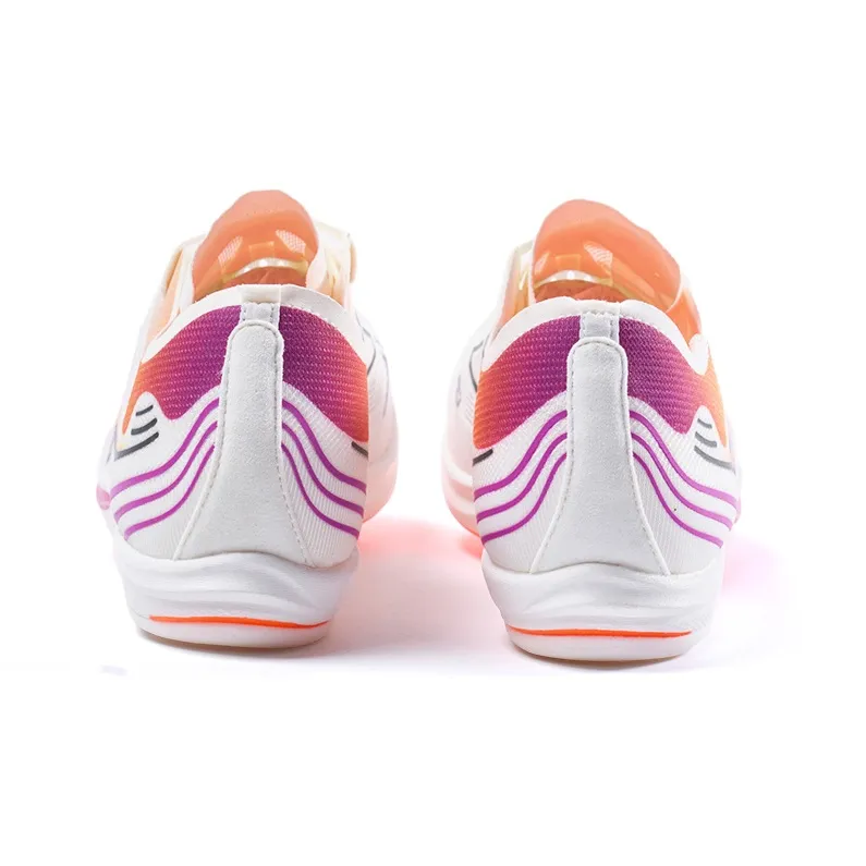 XTEP Low Top Running Shoes Men's Sail White/Butterfly Purple-4