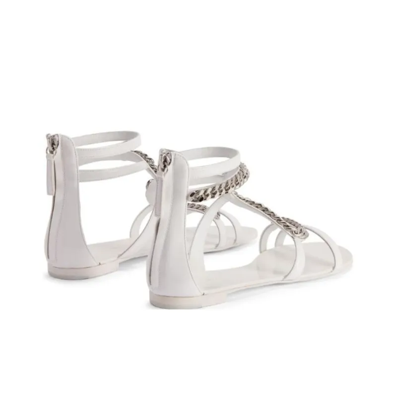 Giuseppe Zanotti Samantha Chain link Leather Sandals-4