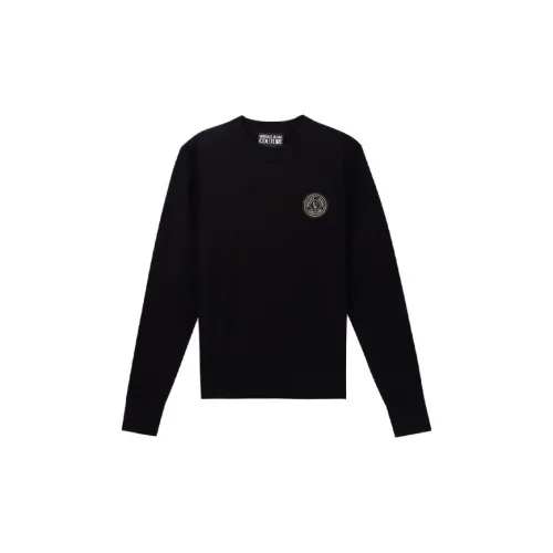 VERSACE JEANS COUTURE Sweaters Men Black