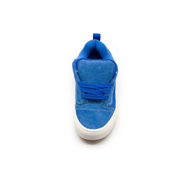 YIBONI Slip Resistant Coverage Low Top Skateboard Shoes Unisex Blue-1