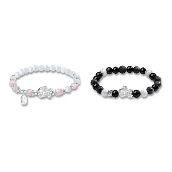 Jingleo Obsidian Bracelets Unisex