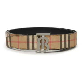Burberry Plaid Pattern Men's Brown