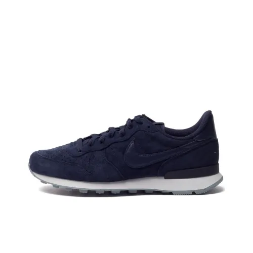 Nike Internationalist Running Shoes Men Low-Top Dark Blue