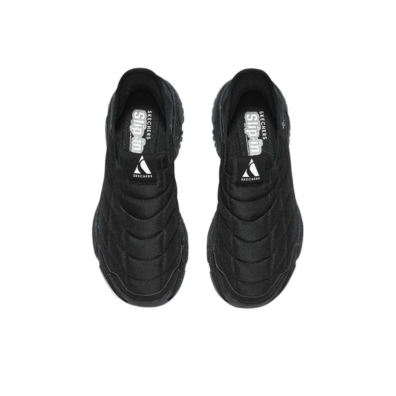 Skechers Street Hands Free Slip Ins Anti Slip Wear Resistant Low Top Casual Shoes Men's Black-2