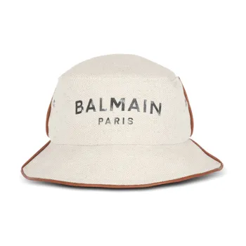 BALMAIN Logo-print Bucket Hat