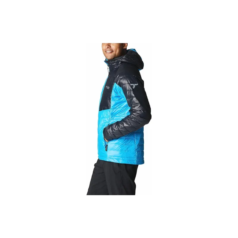 Columbia Platinum Peak Hooded Jacket Jacket Men's Blue-1