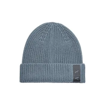 ARMANI EXCHANGE Sheep Wool Acrylic Beanies Men's Gray