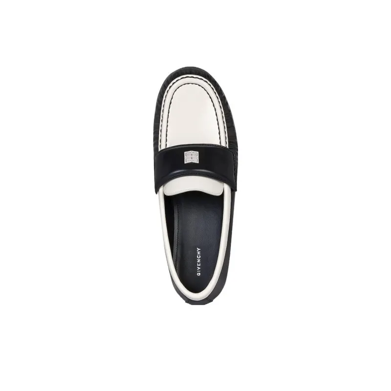 Givenchy 4G-motif Leather Loafers-5