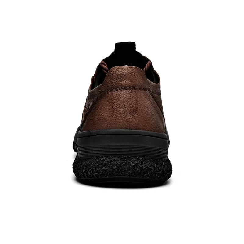 Season Ram Men's Casual Shoes Men Low Top Black/Brown-8