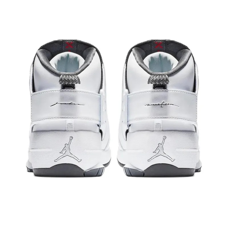JORDAN 19 Retro White Flint Grey-4