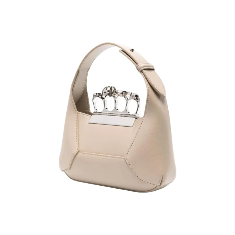Alexander McQueen Calfskin Handbag Mini Women's Camel-1