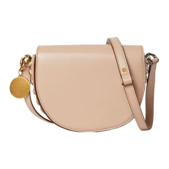 Stella McCartney Logo Plaque Chain Linked Shoulder Bag