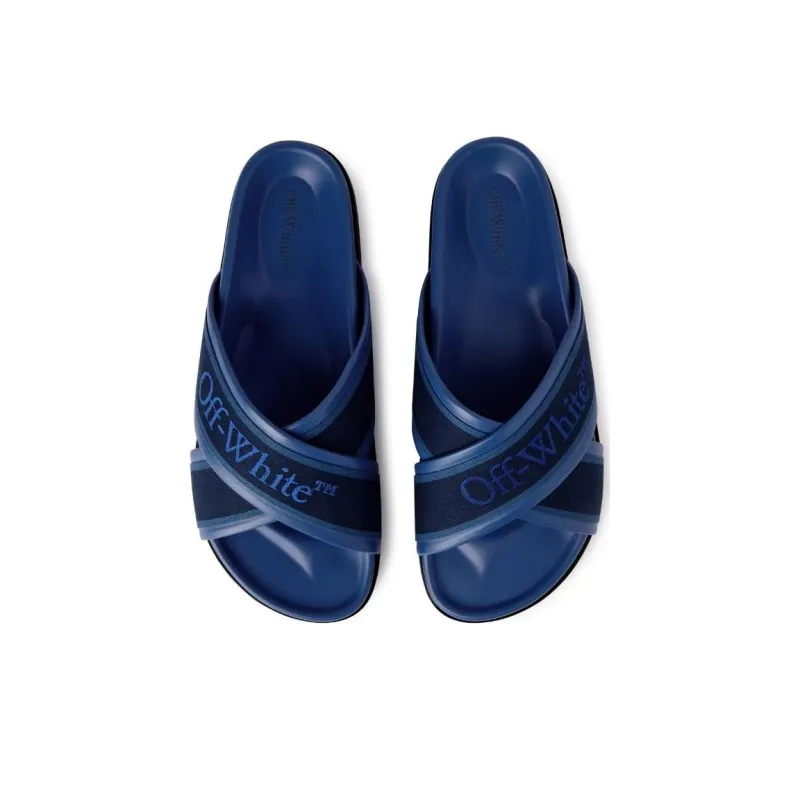OFF WHITE Cloud Leather Slides-3