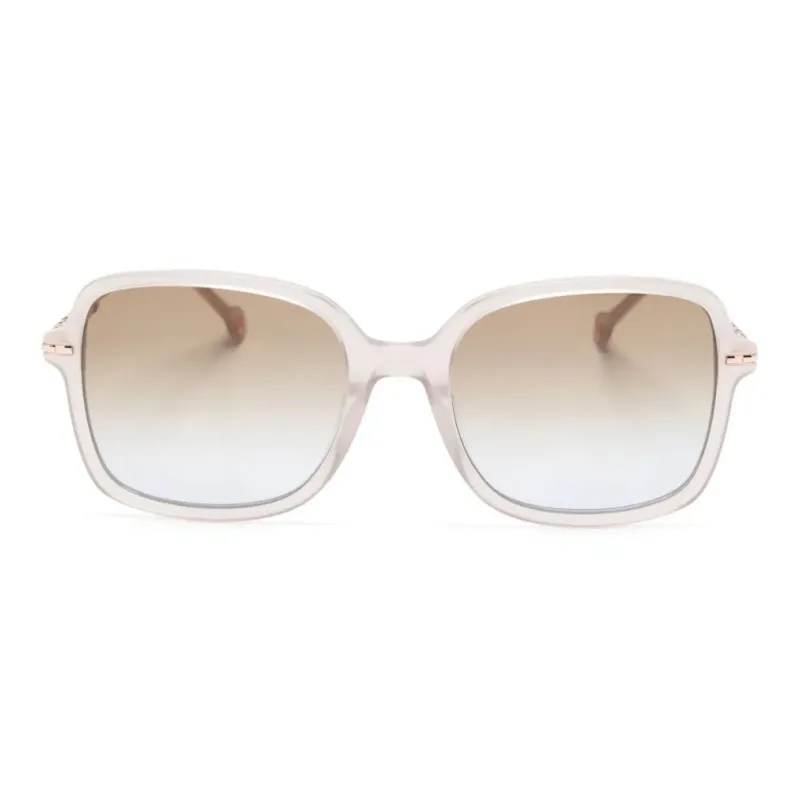 CarolinaHerrera Acetate Square Sunglasses Women's Light Pink-1