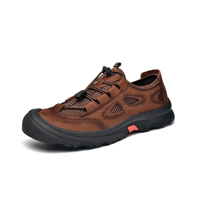 Season Ram Casual Shoes Men Low Top Black/Brown-7