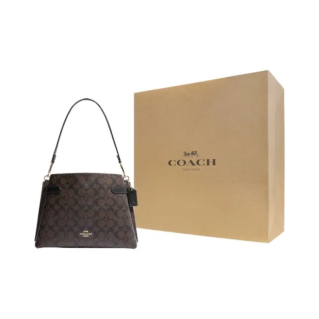COACH PVC Portable Crossbody Bag Shoulder Bag Women's Multicolor-4
