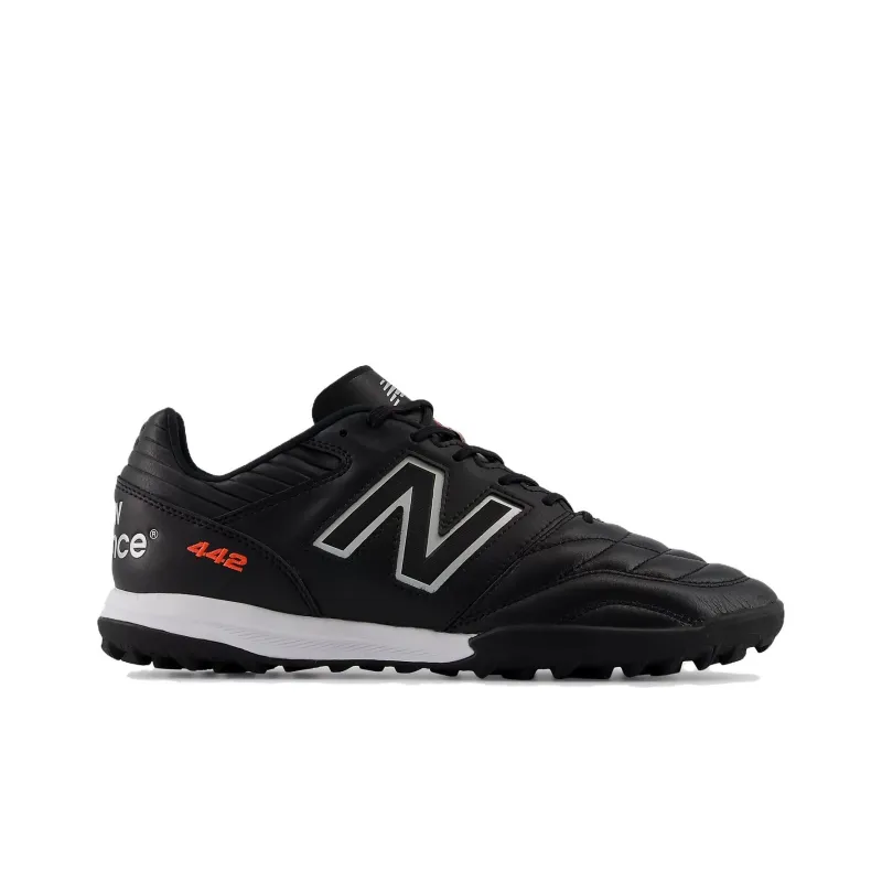 New Balance 442 Pro Tf V2 Black White Team Red-1